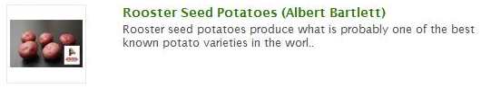 rooster seed potatoes