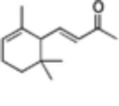 ionone, derivatives responsible for the parma violets flavour in some apples
