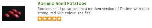 romano seed potatoes