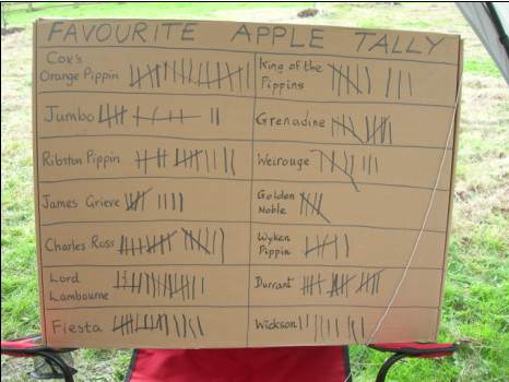 apple scores, apple tasting day