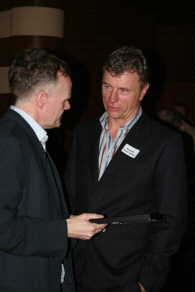 Jeff Noon, Tinniswood runner-up and Russell Celyn Jones
