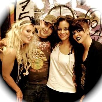 Girl Band Kiss Off with videographer Ali Mere