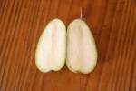 Orcas; occasional seedless pear, taste resembling Bartlett