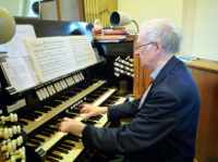 John Collins in action, tackling early Iberian music