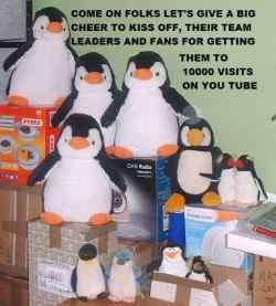 Preston Lads celebrating Kiss Off's 10000 views on Youtube