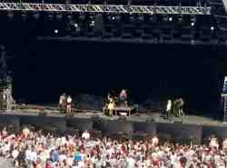 Kiss Off, one of Britain's leading girl bands, performing in front of 25,000 people at Reading AllStarz Festival in June 2013